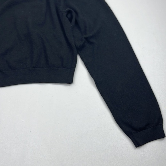 Julie Mollo Size XL Cropped NYC Long Sleeve Sweater - Picture 5 of 7